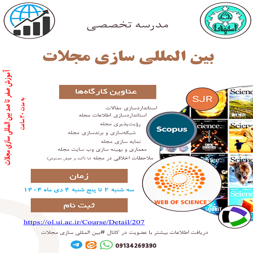 مدرسه تخصصی بین المللی سازی مجلات 